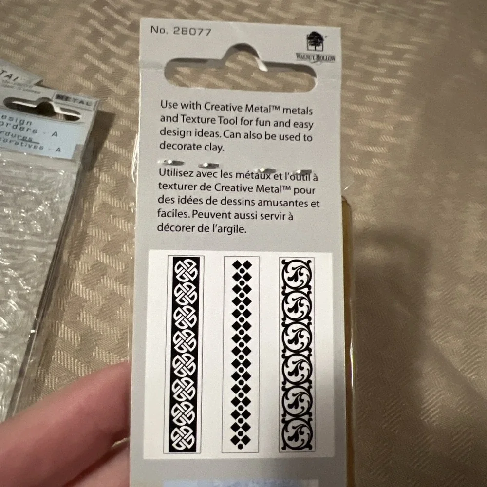 Walnut Hollow Creative METAL Embossing Collection 11 Packs NOS Sealed Vintage
